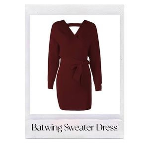 Batwing Sweater Dress